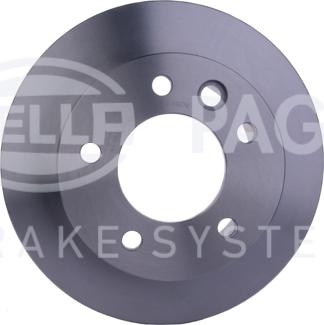 HELLA 8DD 355 118-051 - Brake Disc autospares.lv