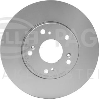 HELLA 8DD 355 118-191 - Brake Disc autospares.lv