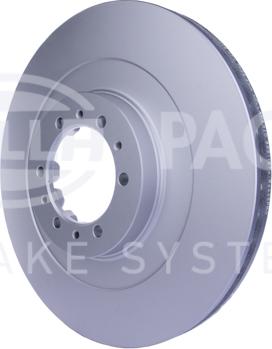 HELLA 8DD 355 118-741 - Brake Disc autospares.lv