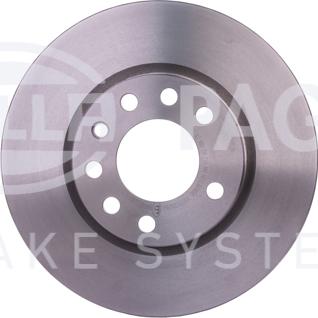 HELLA 8DD 355 113-611 - Brake Disc autospares.lv