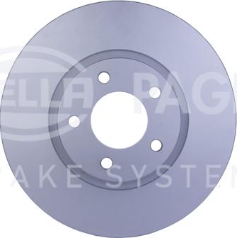 HELLA 8DD 355 117-891 - Brake Disc autospares.lv