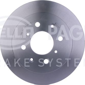 HELLA 8DD 355 117-871 - Brake Disc autospares.lv