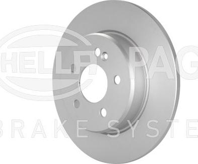 HELLA 8DD 355 134-511 - Brake Disc autospares.lv