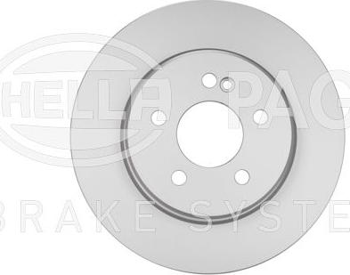 HELLA 8DD 355 134-511 - Brake Disc autospares.lv