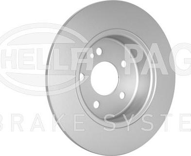 HELLA 8DD 355 134-511 - Brake Disc autospares.lv