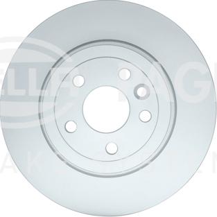 HELLA 8DD 355 131-851 - Brake Disc autospares.lv