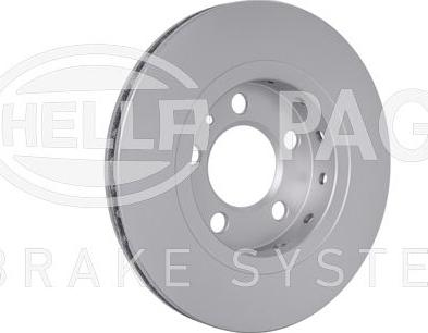 HELLA 8DD 355 133-871 - Brake Disc autospares.lv