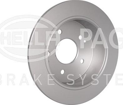 HELLA 8DD 355 133-341 - Brake Disc autospares.lv