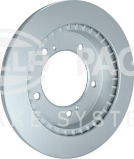 HELLA 8DD 355 132-911 - Brake Disc autospares.lv