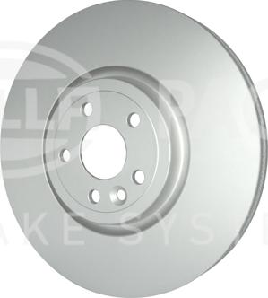 HELLA 8DD 355 132-481 - Brake Disc autospares.lv