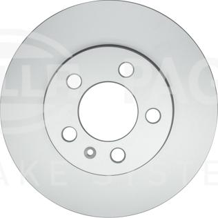 HELLA 8DD 355 132-091 - Brake Disc autospares.lv