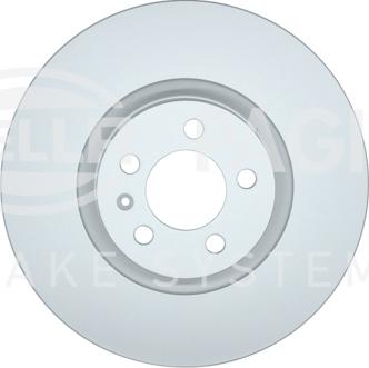 HELLA 8DD 355 132-011 - Brake Disc autospares.lv