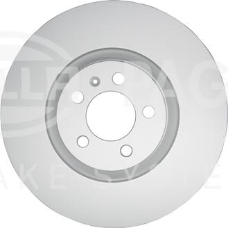 HELLA 8DD 355 132-261 - Brake Disc autospares.lv