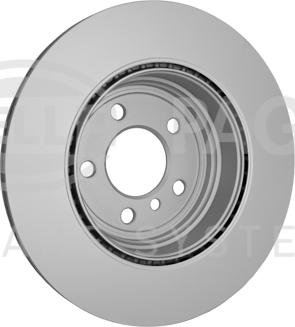 HELLA 8DD 355 129-641 - Brake Disc autospares.lv