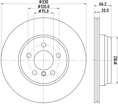 HELLA 8DD 355 129-642 - Brake Disc autospares.lv