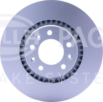 HELLA 8DD 355 125-401 - Brake Disc autospares.lv