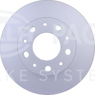 HELLA 8DD 355 125-421 - Brake Disc autospares.lv