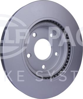 HELLA 8DD 355 125-521 - Brake Disc autospares.lv