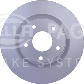 HELLA 8DD 355 125-521 - Brake Disc autospares.lv