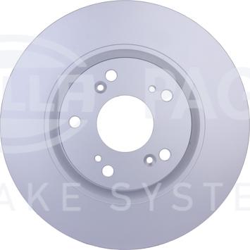 HELLA 8DD 355 125-081 - Brake Disc autospares.lv