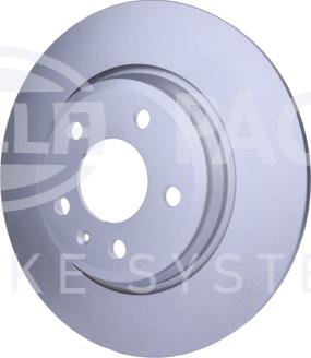 HELLA 8DD 355 125-191 - Brake Disc autospares.lv