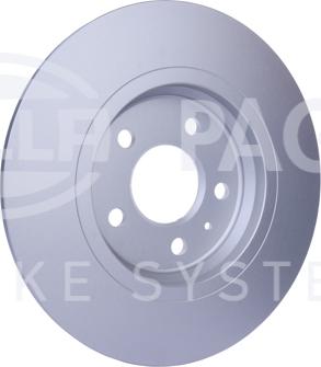 HELLA 8DD 355 125-191 - Brake Disc autospares.lv