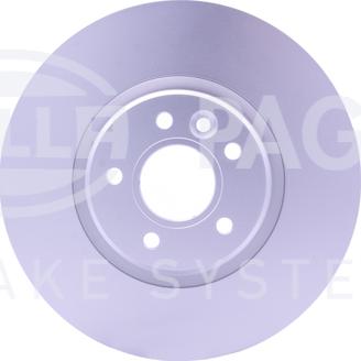 HELLA 8DD 355 125-151 - Brake Disc autospares.lv