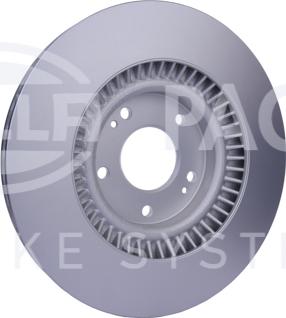 HELLA 8DD 355 125-121 - Brake Disc autospares.lv