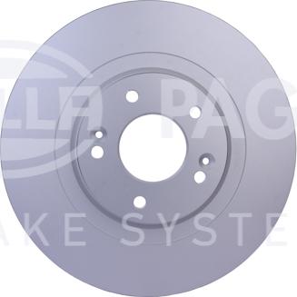 HELLA 8DD 355 125-121 - Brake Disc autospares.lv