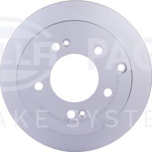 HELLA 8DD 355 125-301 - Brake Disc autospares.lv