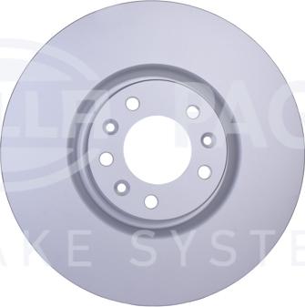 HELLA 8DD 355 125-331 - Brake Disc autospares.lv