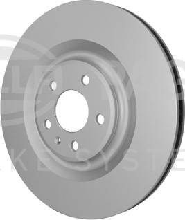 HELLA 8DD 355 126-421 - Brake Disc autospares.lv