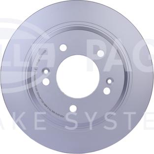 HELLA 8DD 355 126-651 - Brake Disc autospares.lv