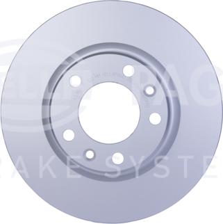 HELLA 8DD 355 120-491 - Brake Disc autospares.lv