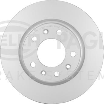 HELLA 8DD 355 120-541 - Brake Disc autospares.lv