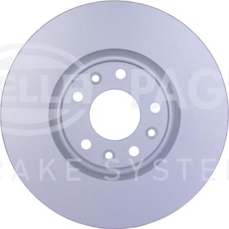 HELLA 8DD 355 120-501 - Brake Disc autospares.lv