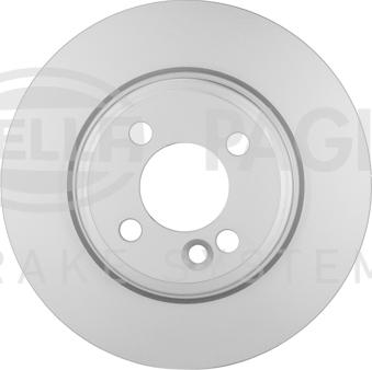 HELLA 8DD 355 120-611 - Brake Disc autospares.lv