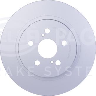 HELLA 8DD 355 120-191 - Brake Disc autospares.lv