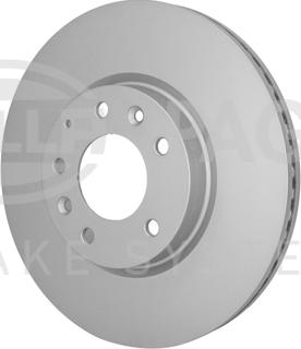 HELLA 8DD 355 128-991 - Brake Disc autospares.lv