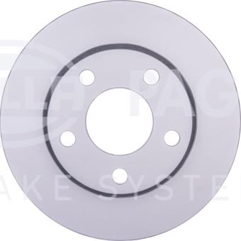 HELLA 8DD 355 128-901 - Brake Disc autospares.lv