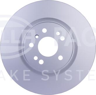 HELLA 8DD 355 128-581 - Brake Disc autospares.lv