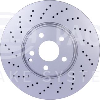 HELLA 8DD 355 128-151 - Brake Disc autospares.lv