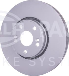 HELLA 8DD 355 128-891 - Brake Disc autospares.lv