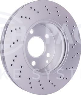 HELLA 8DD 355 128-801 - Brake Disc autospares.lv