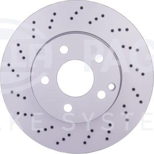 HELLA 8DD 355 128-801 - Brake Disc autospares.lv