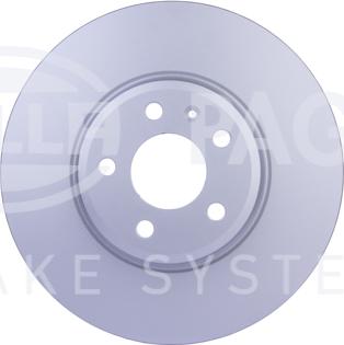 HELLA 8DD 355 128-721 - Brake Disc autospares.lv