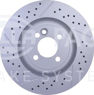 HELLA 8DD 355 123-471 - Brake Disc autospares.lv