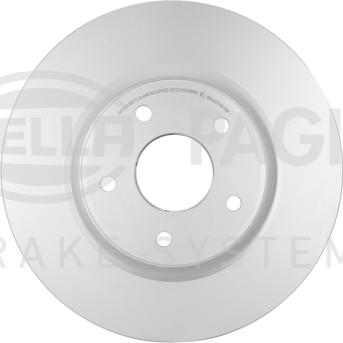 HELLA 8DD 355 123-151 - Brake Disc autospares.lv