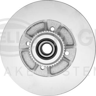 HELLA 8DD 355 123-391 - Brake Disc autospares.lv