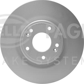 HELLA 8DD 355 122-461 - Brake Disc autospares.lv